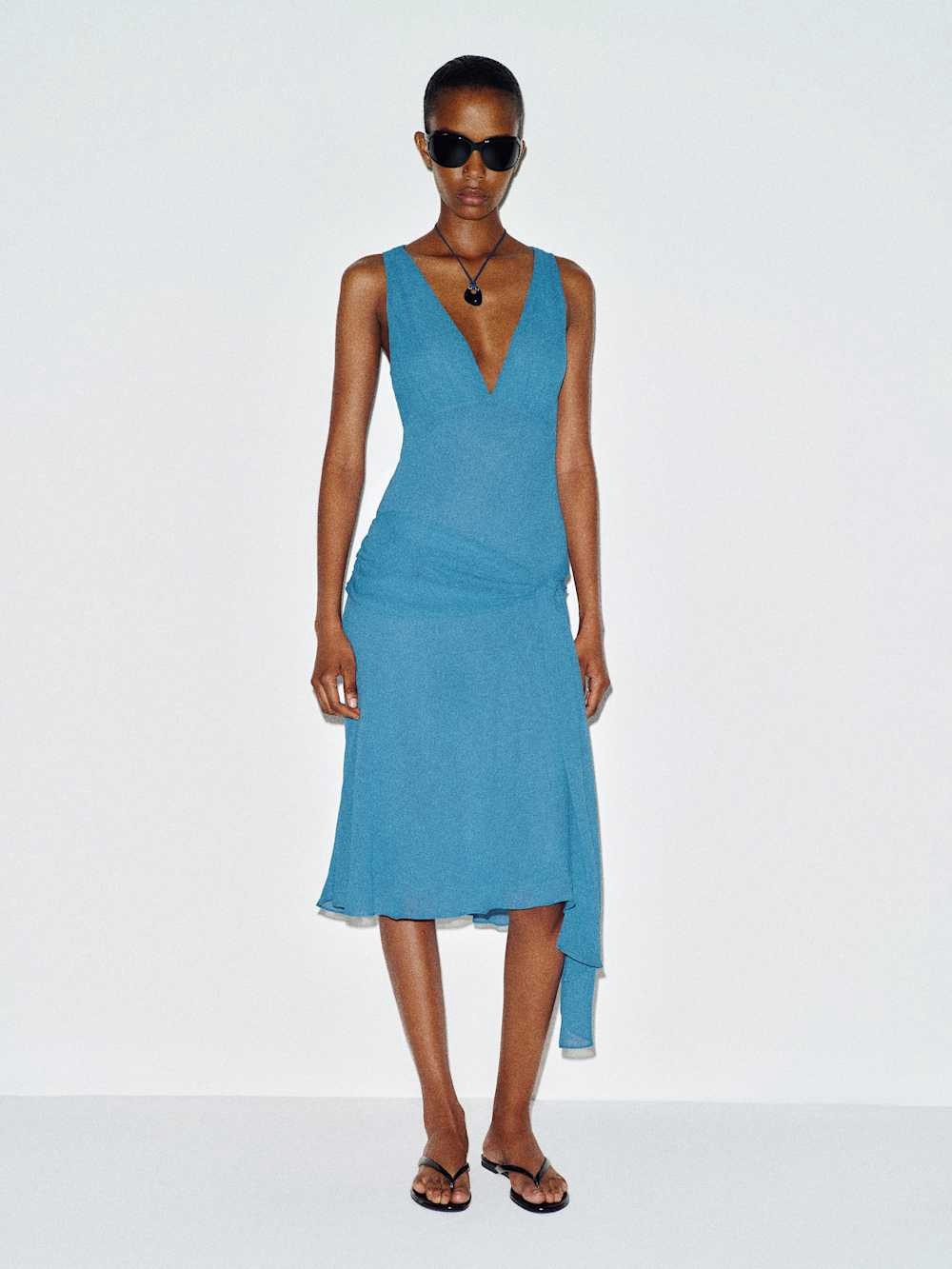 NWT Reformation Vera-Lilly Dress in cerulean, brand new with tags, never worn.